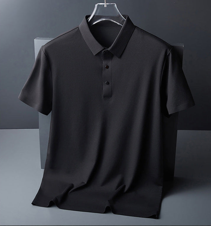 Heren Poloshirt – Klassieke Pasvorm – Ademend Materiaal – Zachte Stof – Knoopsluiting