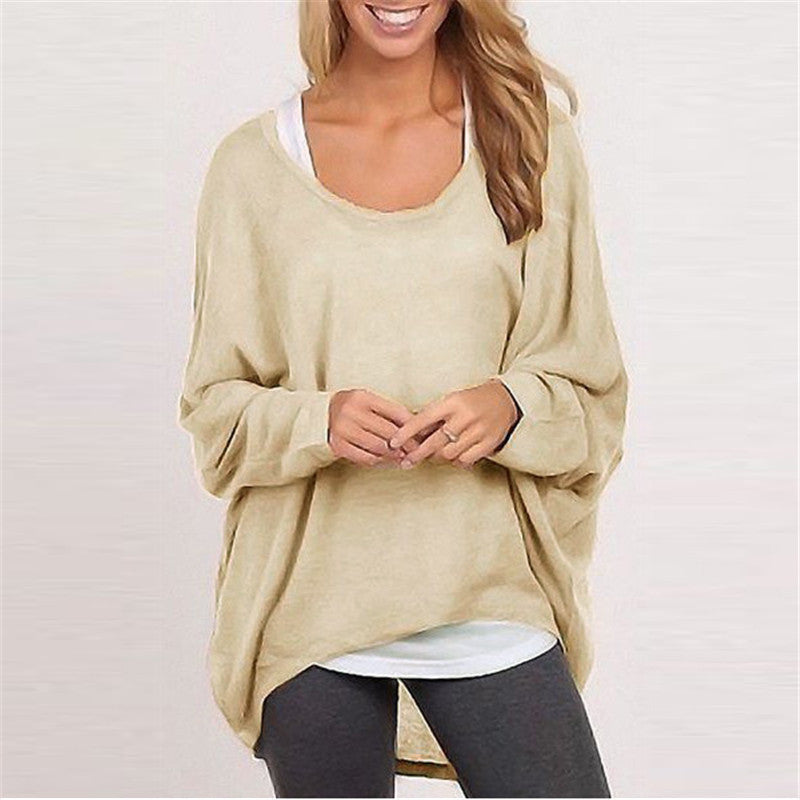 Dames Trui – Oversized Pasvorm – Tunieklengte – Lange Mouwen – Zachte Brei