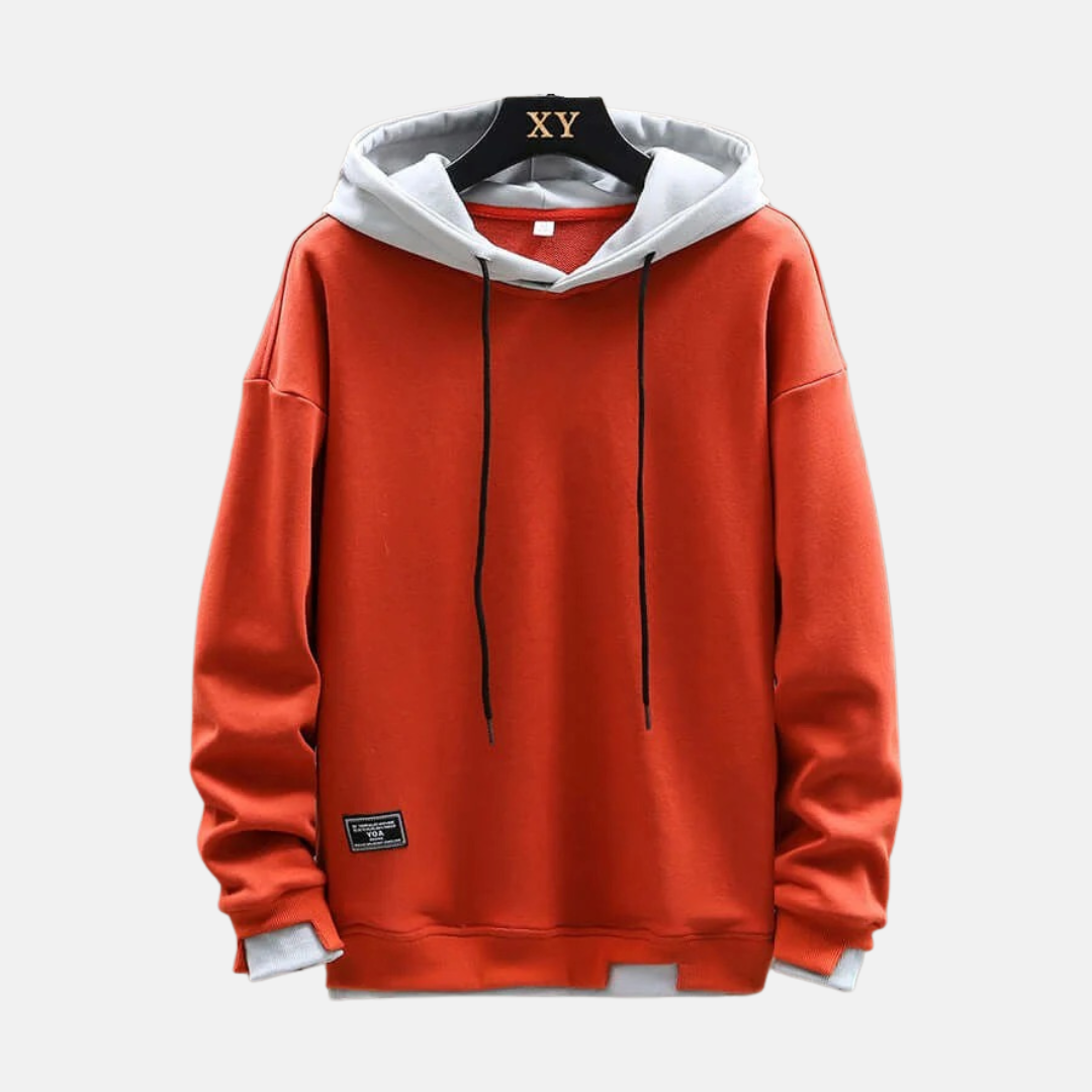 Heren Hoodie - Katoenmix - Relaxte Oversized Pasvorm - Capuchon Met Dubbele Laag