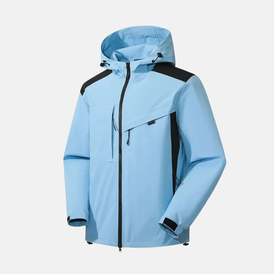 Heren Jas - Geweven Stof - Capuchon - Comfortabele Pasvorm - Heuplengte