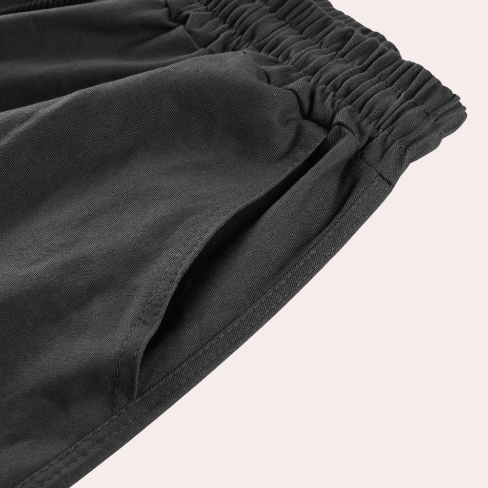 Heren Cargo Broek – Relaxed Fit – Rechte Pijp – Ademend Materiaal – Zijzakken