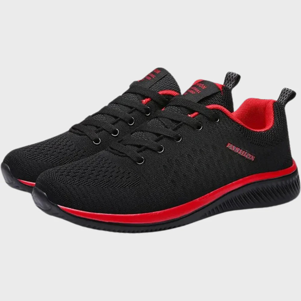 Heren Hardloopschoenen – Ademend Materiaal – Low-Top Pasvorm – Vetersluiting