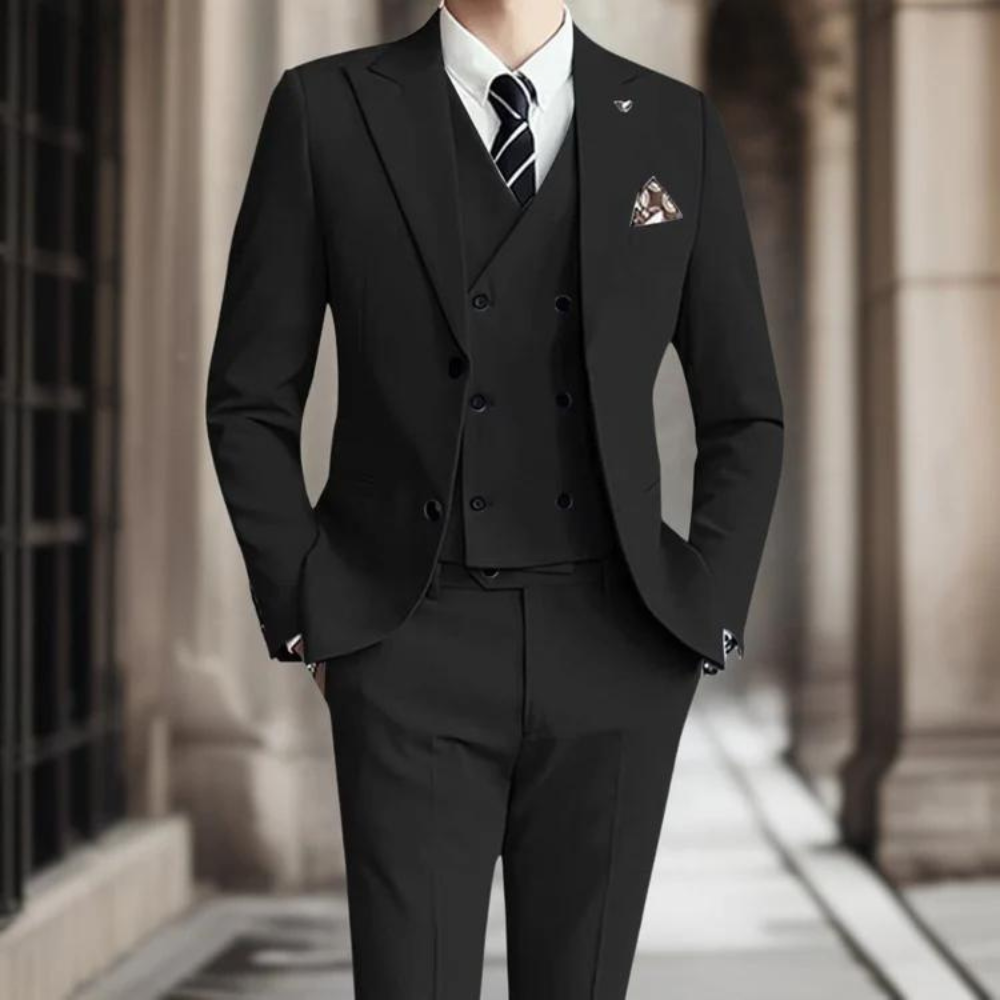 Heren Colbert – Slim Fit – Double-Breasted – Wolmix – Formele Look