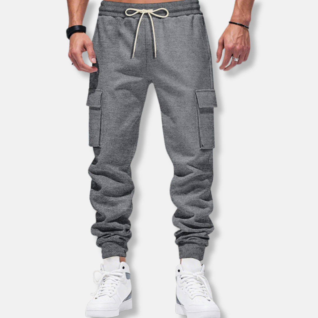 Heren Broek - Katoenmix - Enkellang - Elastische Taille