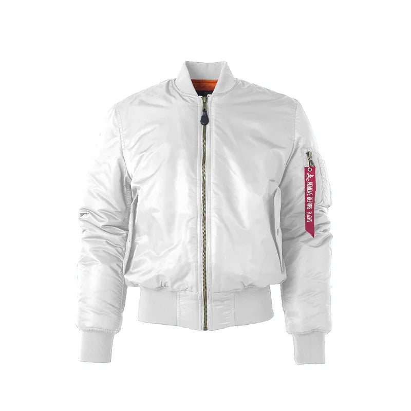 Heren bomberjack – winddicht – relaxed fit – ribboorden – ritssluiting – tactisch design