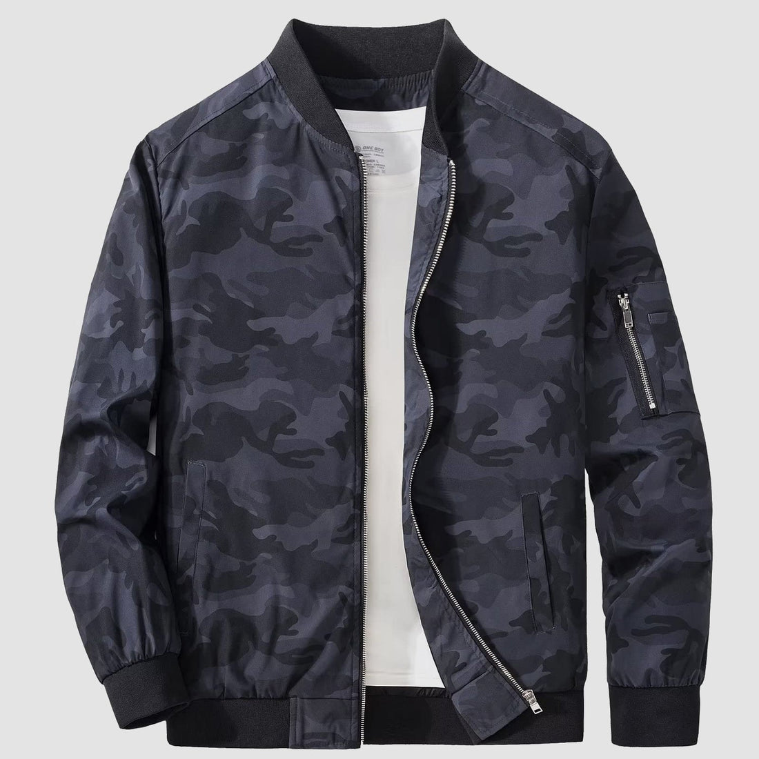 Heren Bomberjack – Lichtgewicht – Relaxed Fit – Zakken met Rits – Sportieve Look