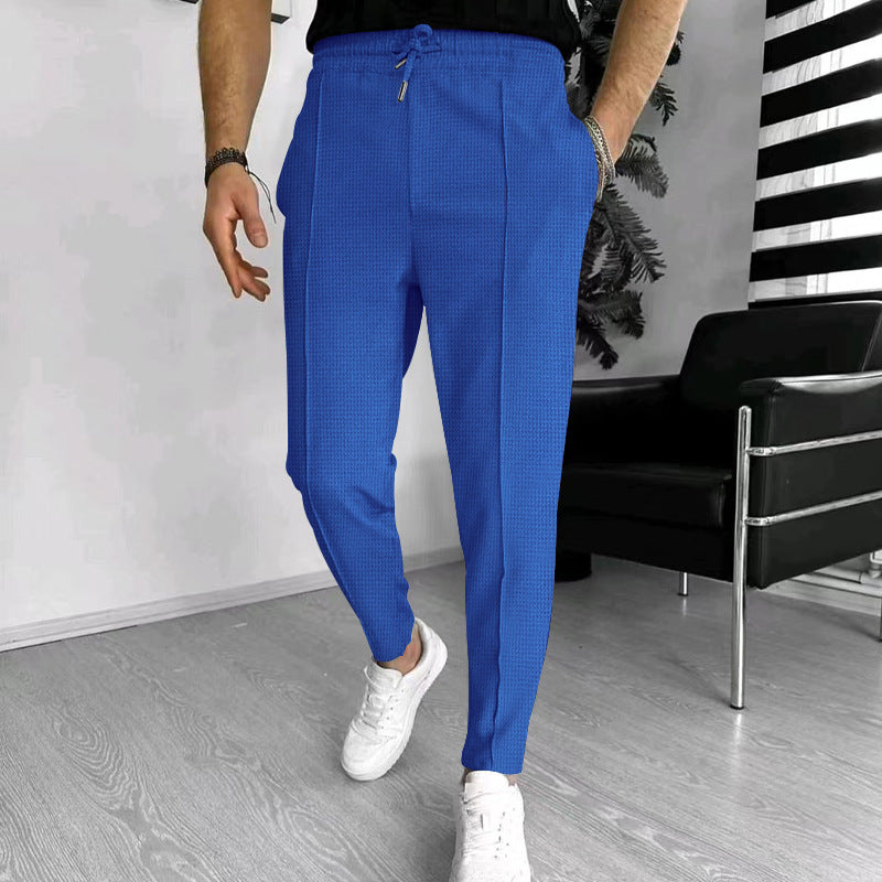 Heren Broek – Slim Fit – Stretch Comfort – Elastische Taille met Trekkoord