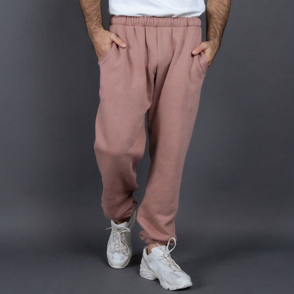 Heren Sweatpants – Relaxed Fit – Elastische Taille – Zachte Katoen – Zijzakken