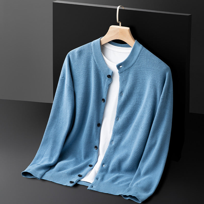 Heren Vest – Slim Fit – Zacht Fijngebreid – Knoopsluiting – Geribde Boorden