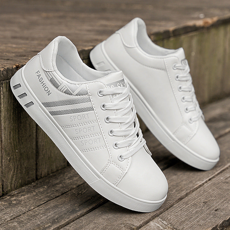 Heren Sneakers – Lage Top – Brede Pasvorm – Vetersluiting – Sportieve Look