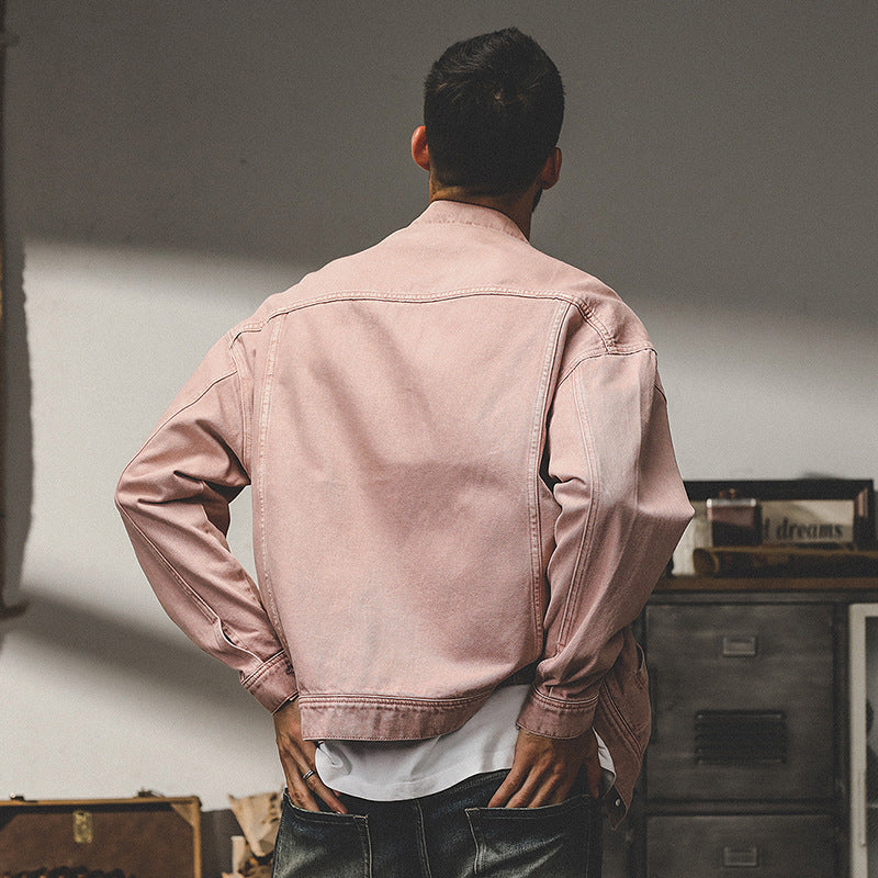 Heren spijkerjack – Relaxed fit – Knopen – Borstzakken – Casual stijl