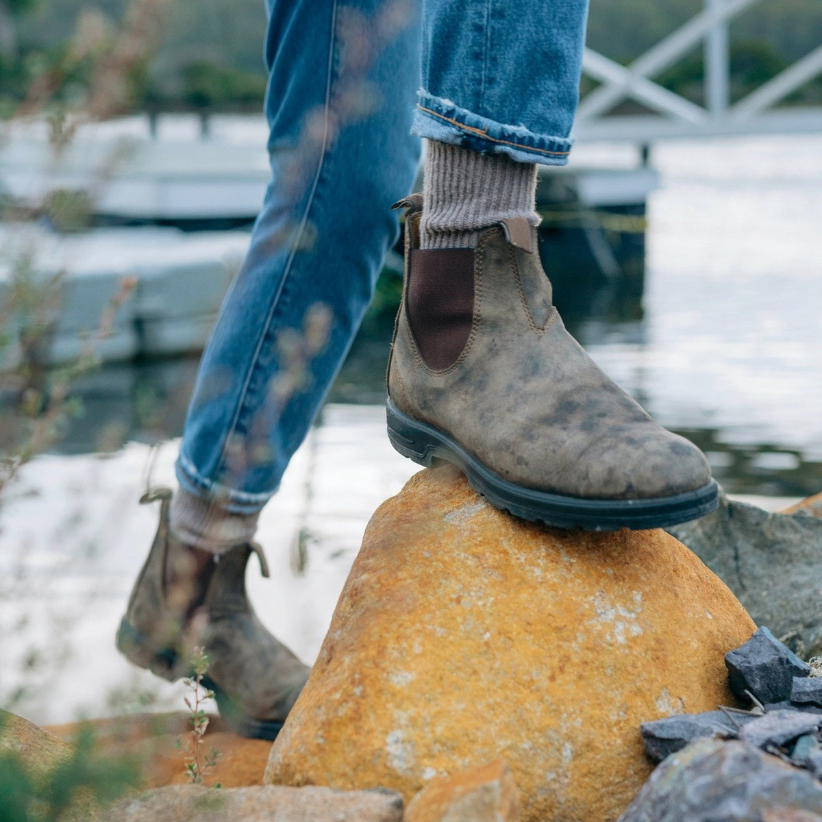 Uniseks Chelsea Boots – Leer – Enkelhoogte – Slip-On – Stevige Zool – Casual Pasvorm