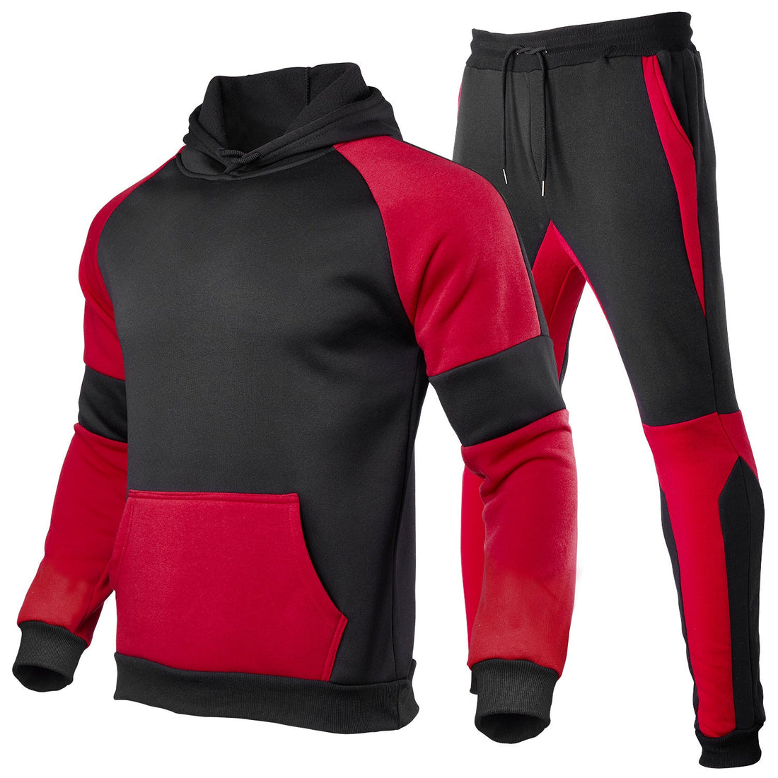 Unisex Joggingpak – Relaxed Fit – Katoenmix – Contrastnaden – Ademend Comfort