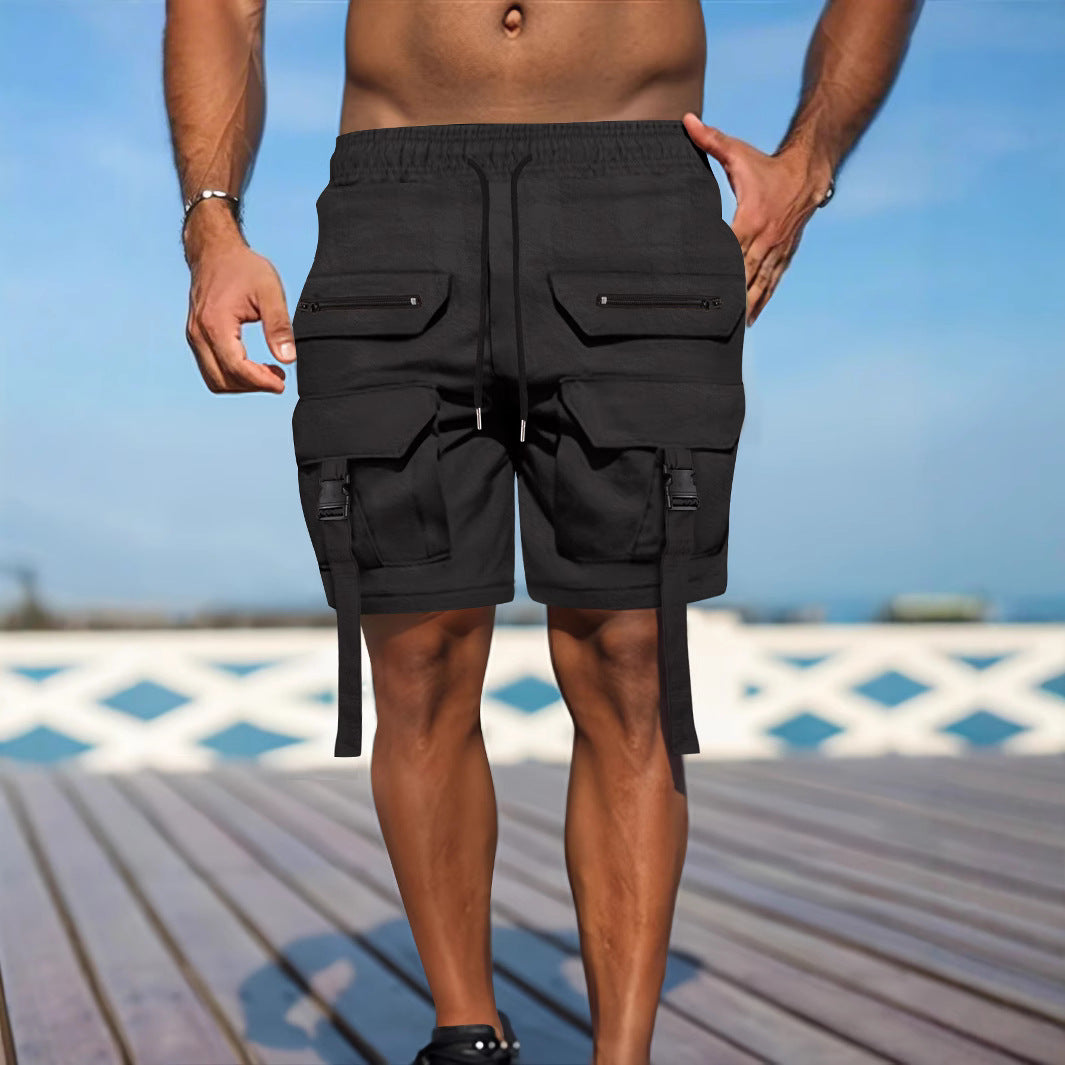 Heren Utility Shorts – Regular Fit – Ademende Stof – Meerdere Zakken – Casual Look