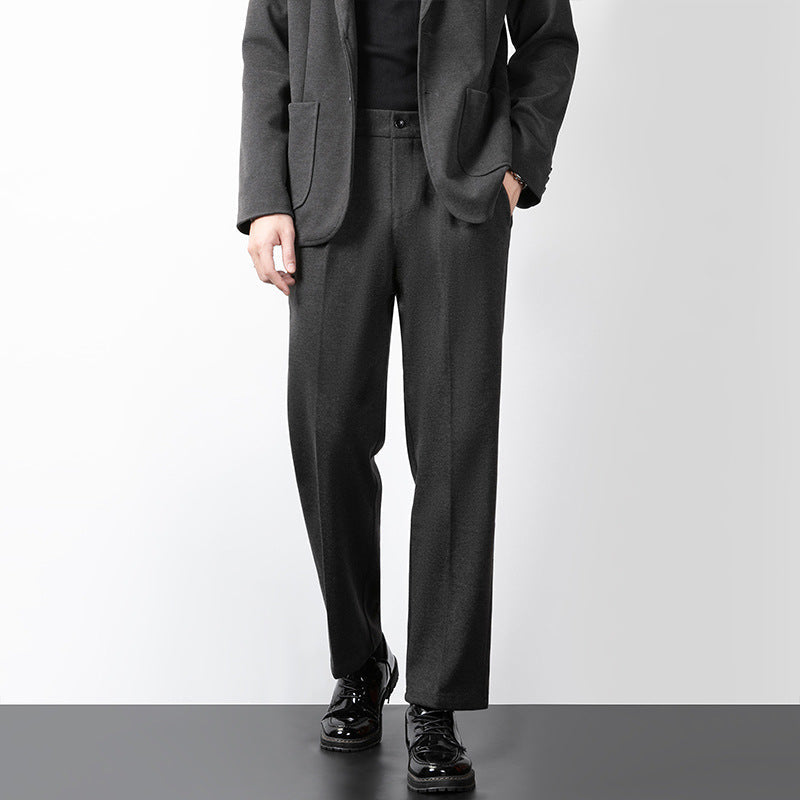 Herenkostuum broek – Slim Fit – Wolmix – Volledige Lengte – Formele Stijl