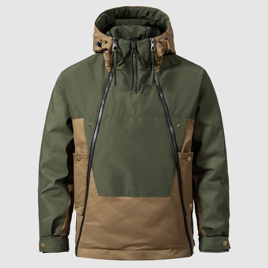Heren Donsjas – Regular Fit – Gevoerd en Winddicht – Met Capuchon en Zakritsen
