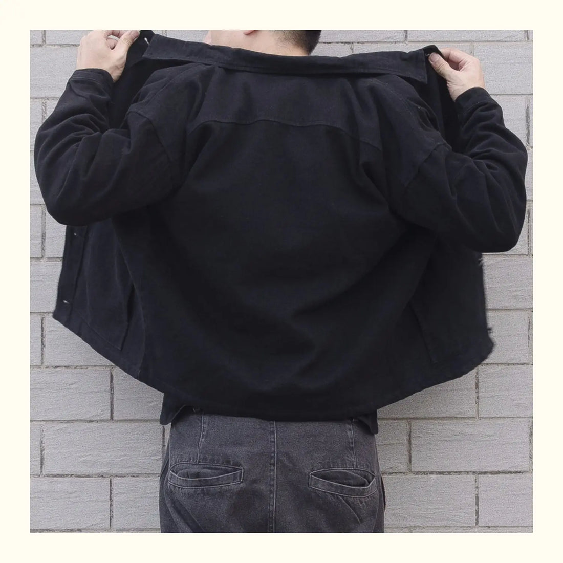 Heren spijkerjack – Relaxed fit – Turn-down kraag – Knoopsluiting – Casual draagstijl