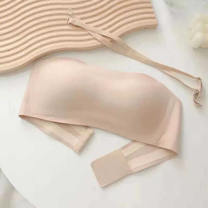 Dames Bandeau BH – Naadloos Push-Up – Strapless – Comfortabele Stretch Pasvorm