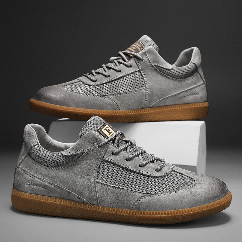 Heren sneaker laag – Slank model – Ademend design – Vetersluiting – Casual stijl