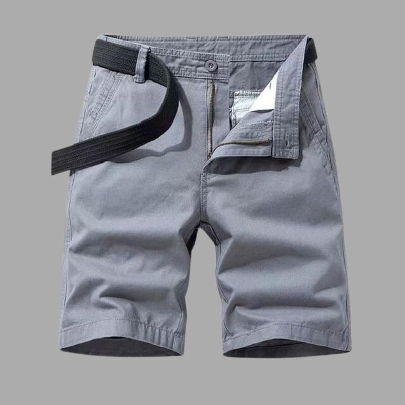 Heren Cargo Shorts – Relaxed Fit – Ademend Materiaal – Meerdere Zakken – Met Riem