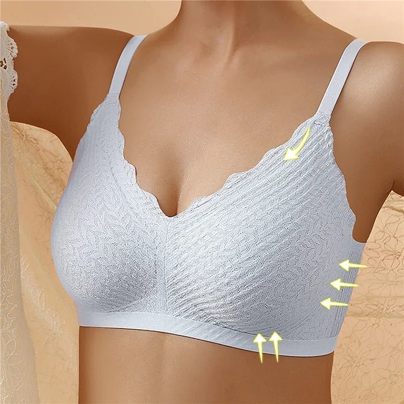 Dames Beha Zonder Beugel – Volledige Dekking – Naadloze Pasvorm – Zachte Knit