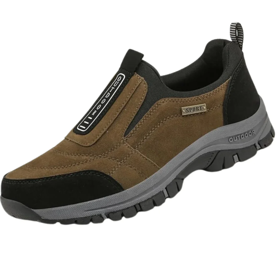 Heren wandelschoen – slip-on ontwerp – stevig profiel – ademende structuur