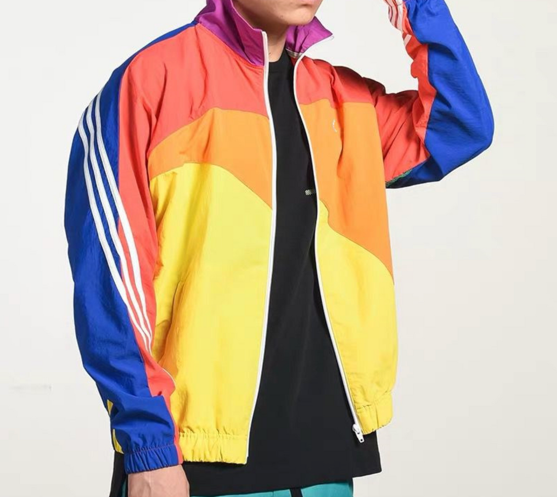 Heren Windjack – Relaxed Fit – Waterafstotend – Retro Sportief Design