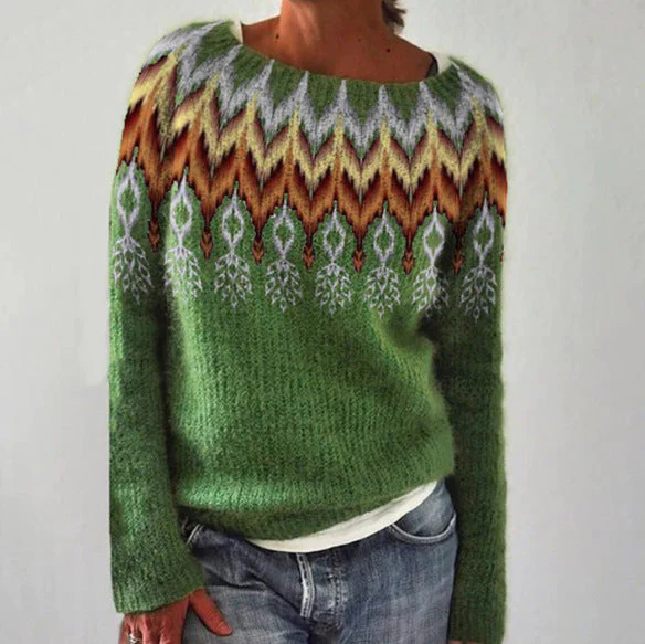 Dames Trui - Chunky Gebreid - Wijde Bootnek - Relaxte Pasvorm