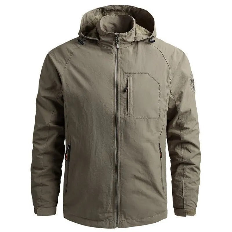 Heren Cargo Jas – Waterdicht – Ademend Materiaal – Regular Fit – Zakken met Rits