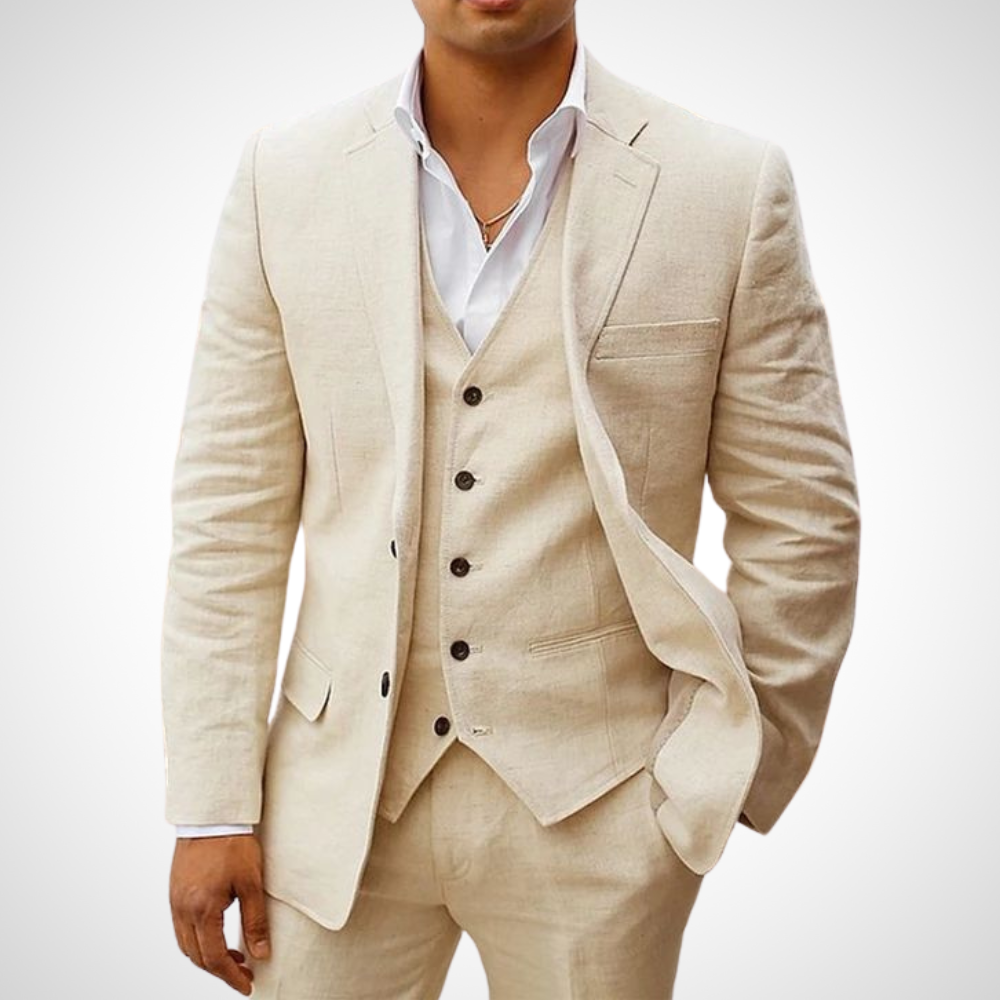 Herenpak – Slim Fit Blazer en Broek – Wollook – Formele Gelegenheden