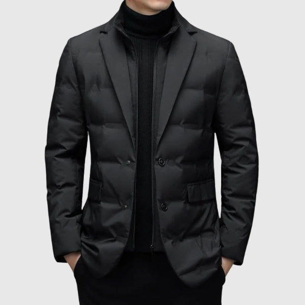 Heren Windjack – Slim Fit – Dubbelrijig – Ceintuur – Schouderepauletten