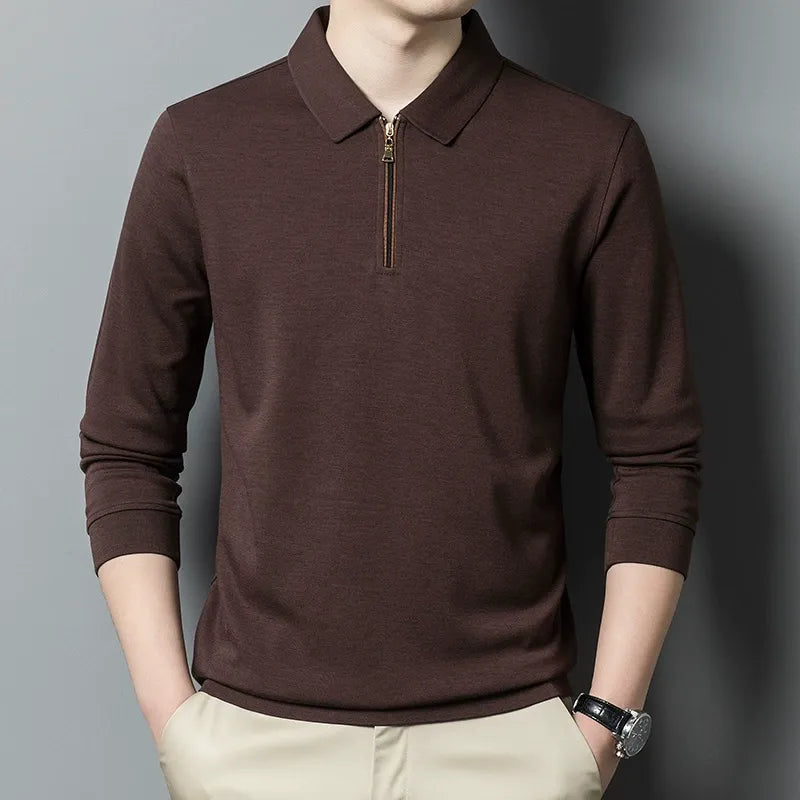 Heren Trui – Gebreid – Relaxed Fit – Half Zip – Kraag – Casual Stijl