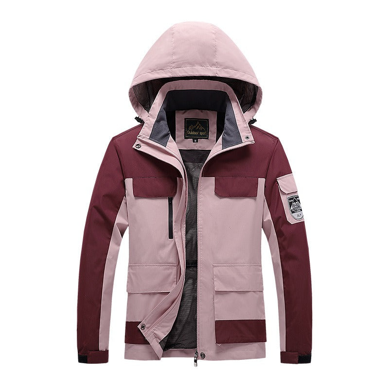 Heren Jas - Geweven Stof - Regular Fit - Staande Kraag Met Capuchon