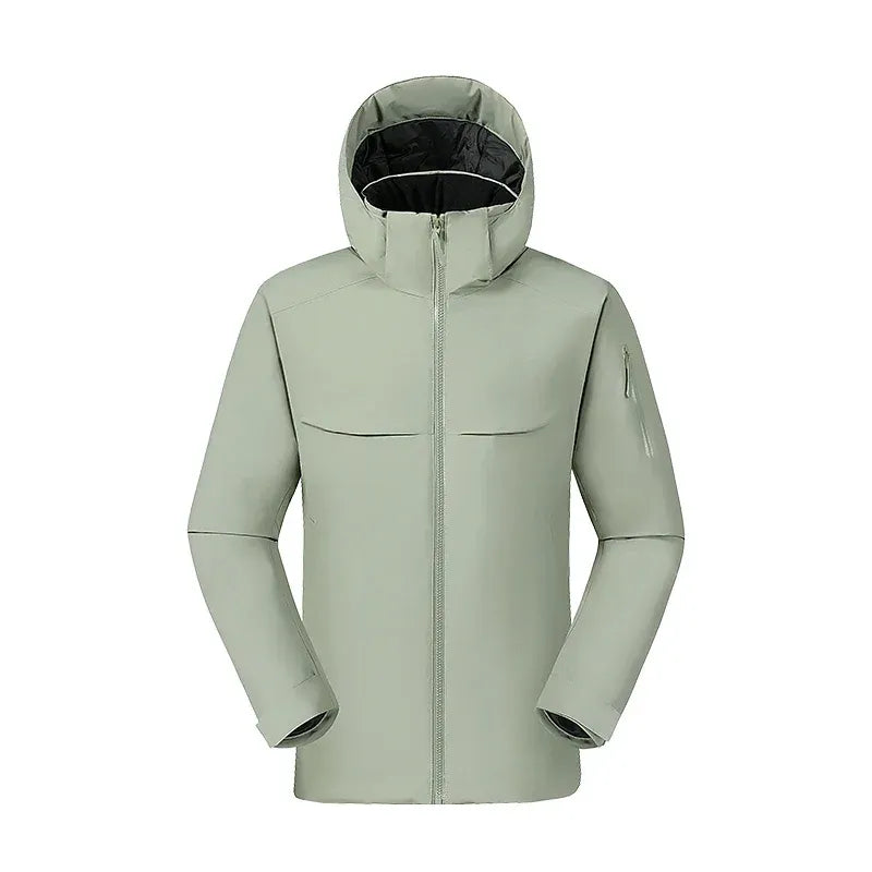 Heren Jas - Geweven Stof - Regular Fit - Heuplengte - Met Capuchon