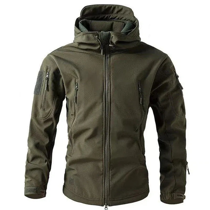 Heren Jas - Geweven Stretchstof - Regular Fit - Verstelbare Capuchon