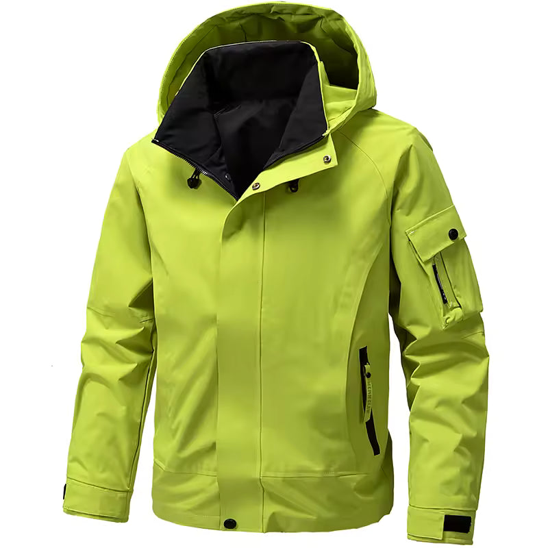 Heren Softshell Jas – Regular Fit – Winddicht – Capuchon – Ademend Outdoorjack