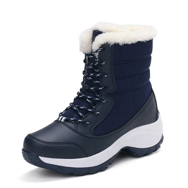 Dames Snowboot - Synthetisch Leder - Mid-kuit - Gevoerde Bovenkant