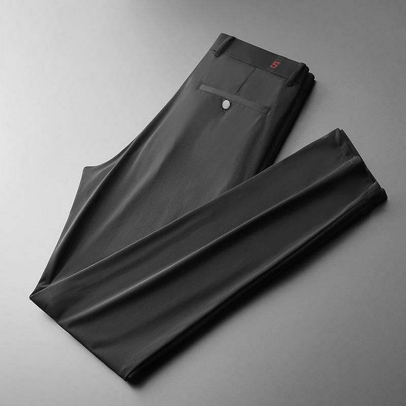 Heren Broek - Geweven Stof - Slim Tot Regular Fit - Volledige Lengte